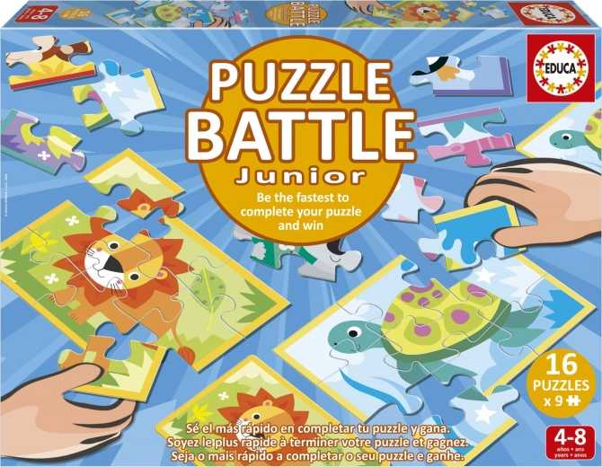 Educa puzzle bitka Zvieratká 16×9 dielikov