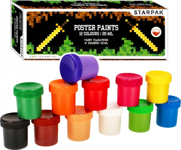 Sada farieb PIXEL GAME, 12× 20 ml