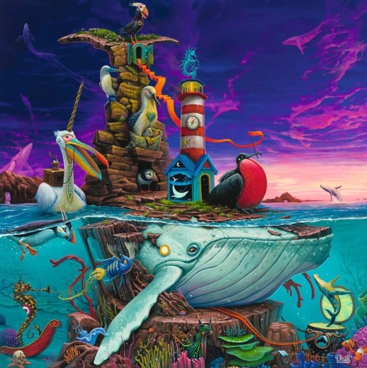 Ravensburger štvorcové puzzle Súostrovie 500 dielikov