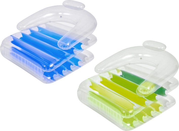 Nafukovacie kreslo na vodu 180 × 79 × 48 cm, mix farieb