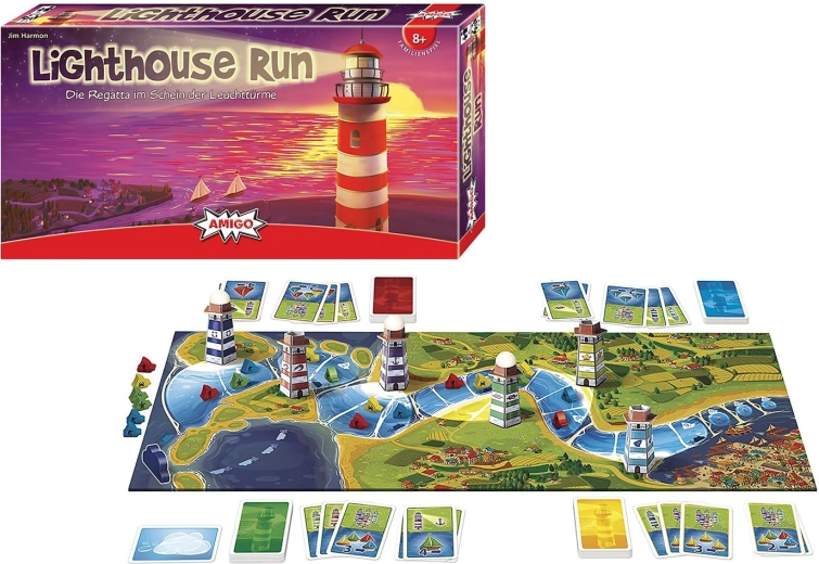 Amigo Lighthouse Run – rodinná hra - 1 kus