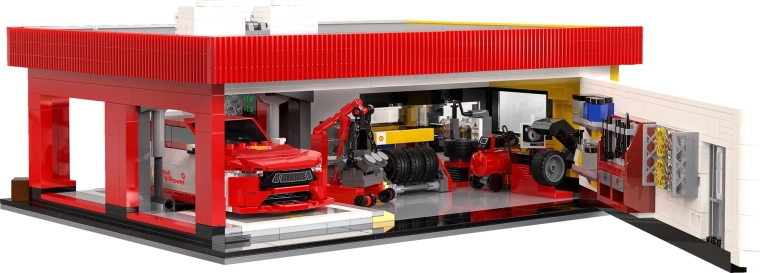 Plne vybavená automobilová dielňa