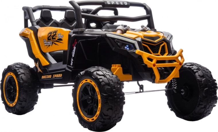 detské elektrické auto m2 4x4 žlté