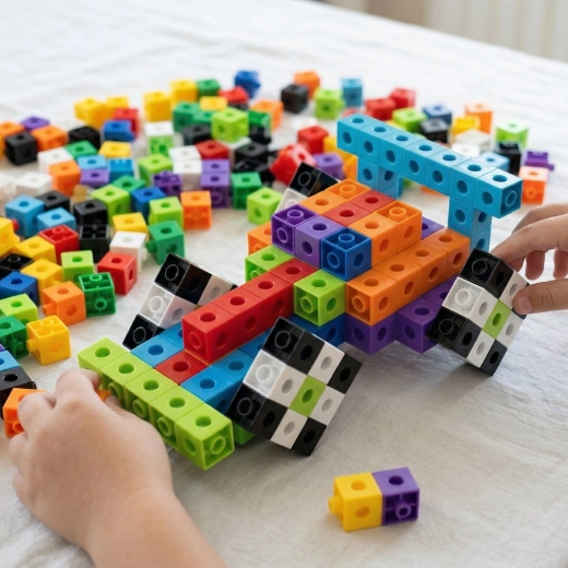 Jednoducho spájané 3D kocky