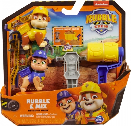 Figúrky RUBBLE & CREW dvojbalenie s kinetickým pieskom