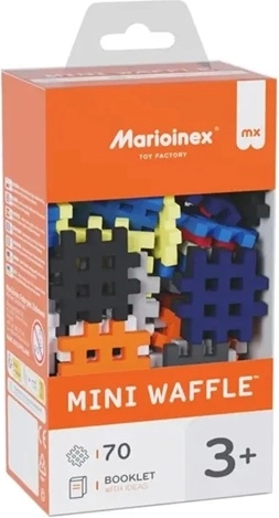 Mini vafľová stavebnica 70 dielikov