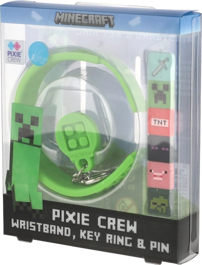 Pixie Crew súprava 3 v 1 náramok, kľúčenka a odznak