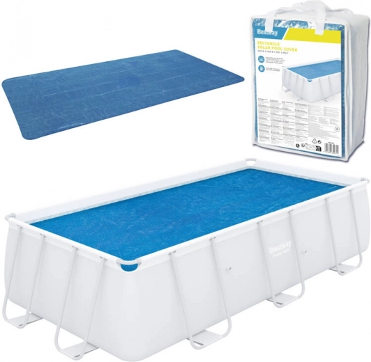 Solárny kryt na bazén BESTWAY pre obdĺžnikové bazény 3,80 × 1,80 m