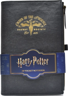 Harry Potter vreckový zápisník s vreckom a zipsom Order of the Phoenix A5