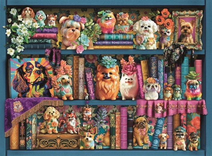 Puzzle Roztomilí porcelánoví mopslíci