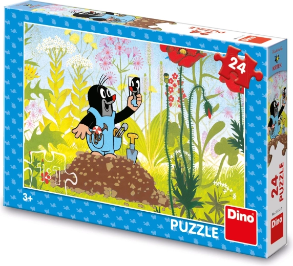 Krtek v nohaviciach puzzle 24 dielikov