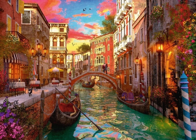 Puzzle Romantické Benátky 1000 dielikov