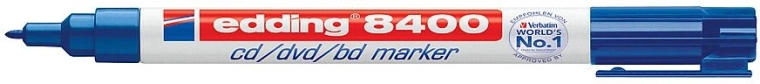 Popisovač na CD edding 8400, modrý