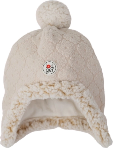 Fleecová čiapka Lodger Hatter Folklore Fleece Birch (3–6 mesiacov) - 1 kus