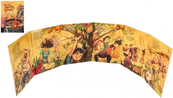 Leporelo Varila myšička kašičku 15,5x21 cm pre deti od 2 rokov