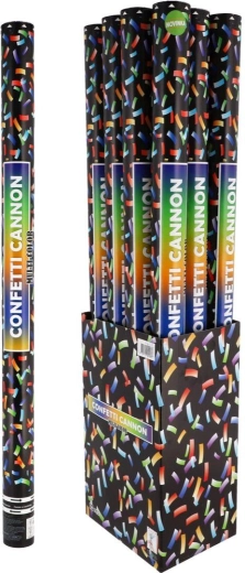 Vystreľovacie viacfarebné konfety v tube 78 cm - 1 kus