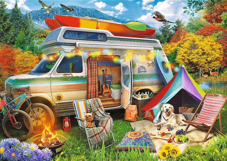 Puzzle Čajový Čas - Karavan 500 Dielov