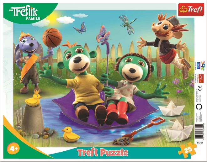 Puzzle Treflíci 25 dielikov