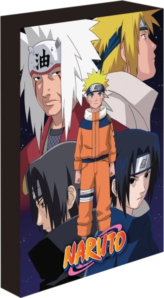 Svietiaci LED obraz NARUTO 30 × 40 cm