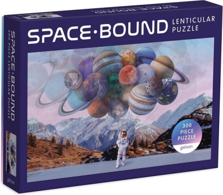 Meniace sa puzzle Vzhůru do vesmíru 300 dielikov
