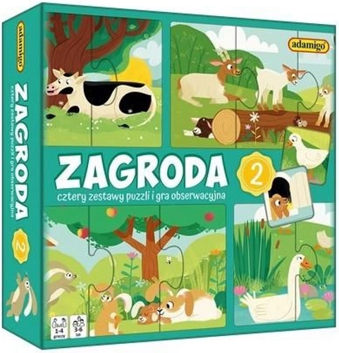 Pozorovacie puzzle Farma 2 – edukačná hra pre najmenších