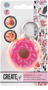 balzam na pery donut s príveskom ružový