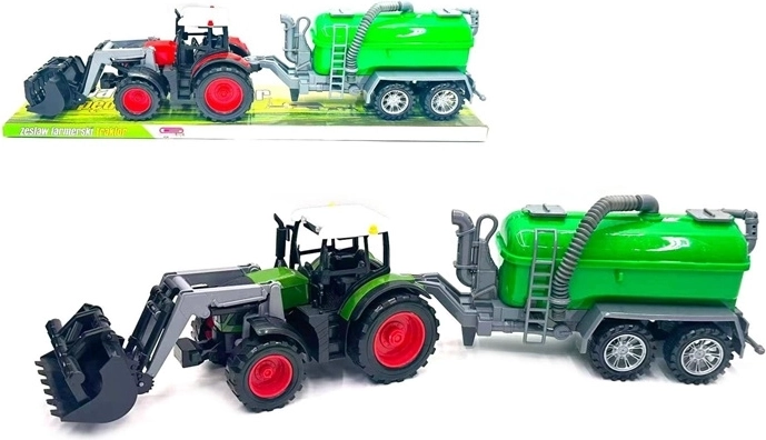 Traktor s poľnohospodárskym strojom