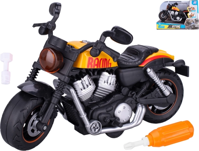Závodná skrutkovacia motorka na zotrvačník 22 cm