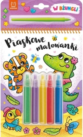 Pieskové omaľovánky V džungli