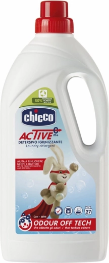 Chicco prací gél Active 1,5 l pre bábätká (27 praní)
