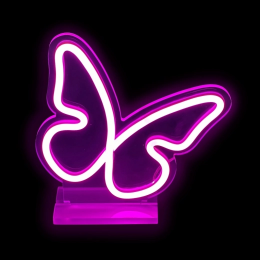 LED neónová lampička motýlik 2Kids Toys