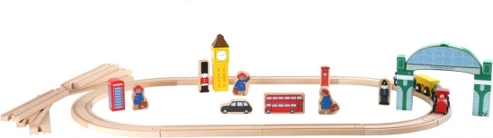 drevená vláčkodráha Paddington – londýnska stanica, 43 dielov