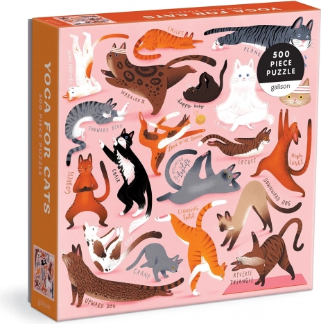 Puzzle Joga pre mačky 500 dielikov