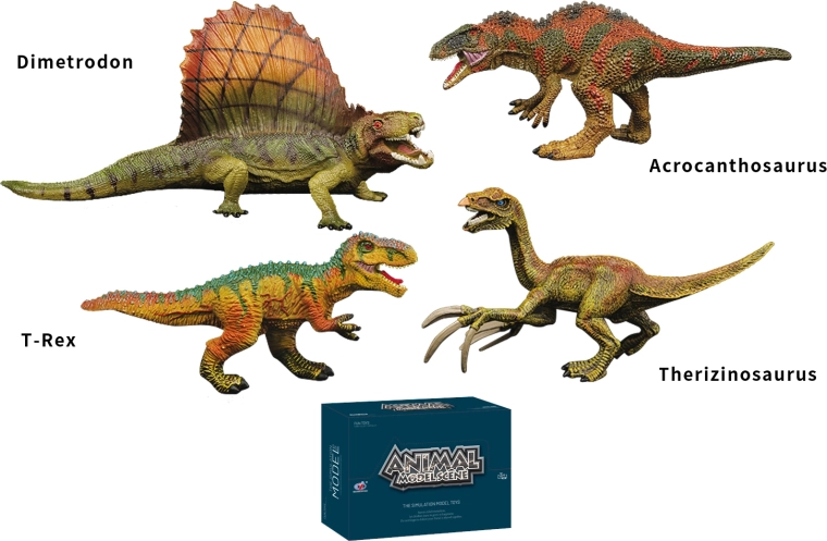 Dinosauří svet – sada figúrok dinosaurov (4 druhy)