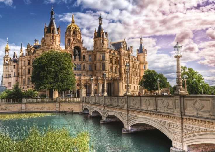 Puzzle 1000 dielov Zámok na Ostrove Trefl
