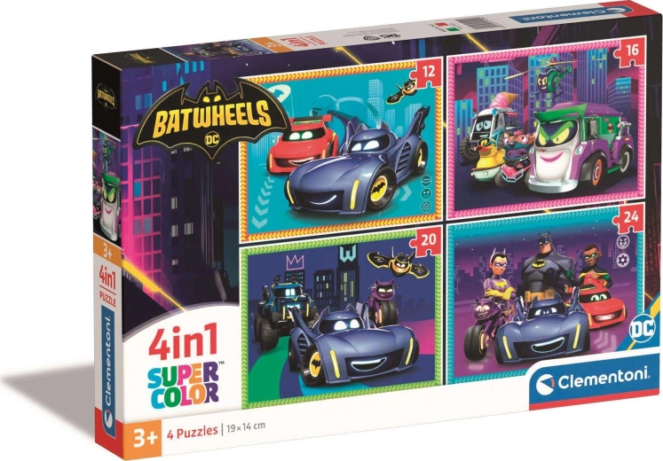 Puzzle Batwheels 4v1 (12, 16, 20, 24 dielikov)