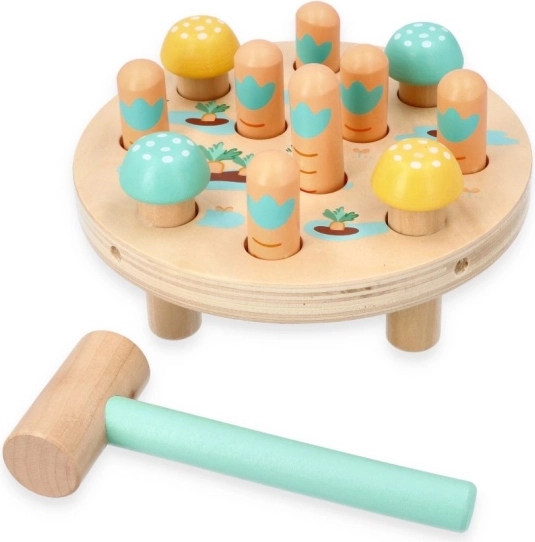 Drevená zatĺkačka - Mrkvové pole