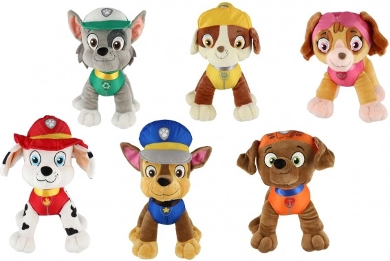 Plyšové postavičky PAW Patrol – 6 druhov