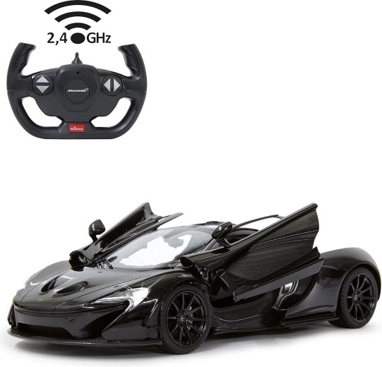 Jamara McLaren P1 RC auto 1:14 čierne, 2,4 GHz, manuálne otvárateľné dvere