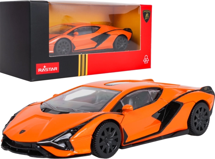 Kovový model Lamborghini Sián RASTAR v mierke 1:43 – Oranžová