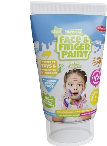 Boti Natural biela prírodná farba na prsty a tvár 65 ml