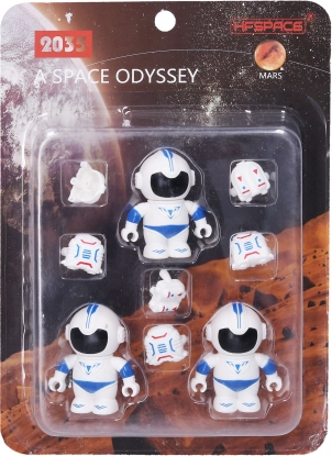 Astronauti 3 figúrky 6 cm