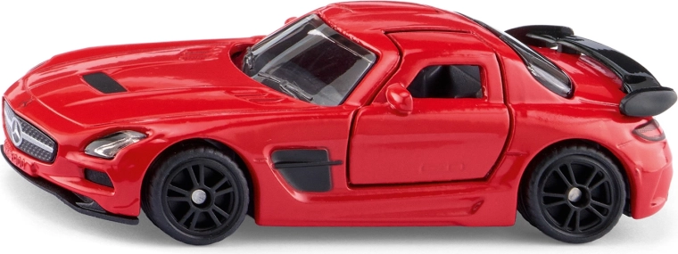Siku Mercedes-Benz SLS AMG Black Series červený model auta v blistri