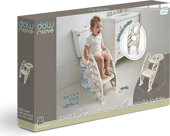 Nastaviteľný rebrík pre jednoduchý prístup na WC