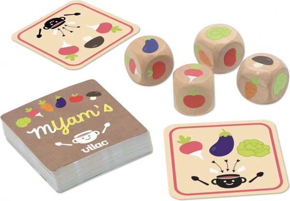 Vilac hra s kockami Deň zberu (rodinná hra od 3 rokov)