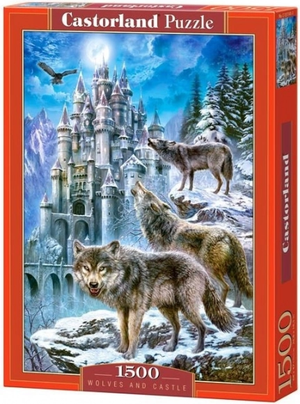 Puzzle Vlci a hrad 1500 dielikov