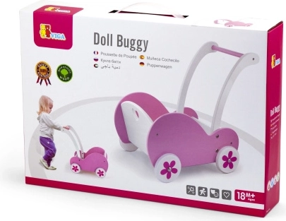 Drevený kočík pre bábiky Viga