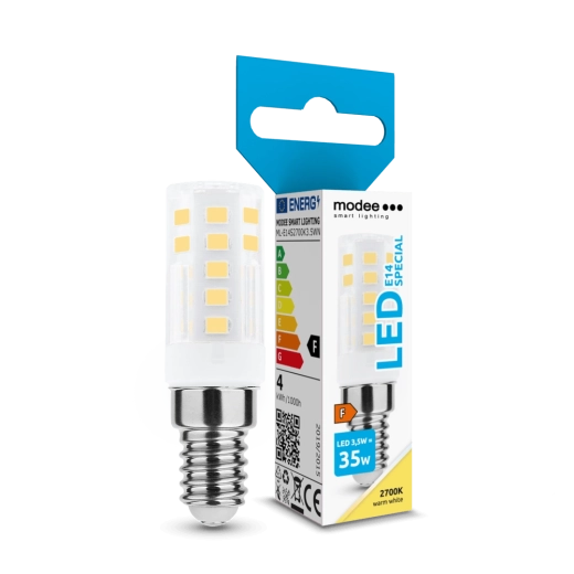 Keramická LED žiarovka E14 3,5 W, 2700 K, 360°, MODEE LIGHTING