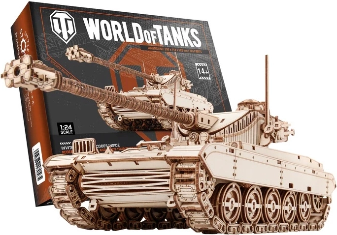 Little Story 3D drevená skladačka World of Tanks AMX 13 105