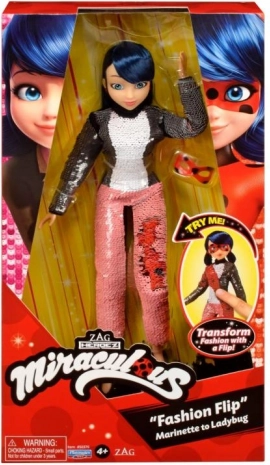 MIRACULOUS bábika fashion flip lienka
